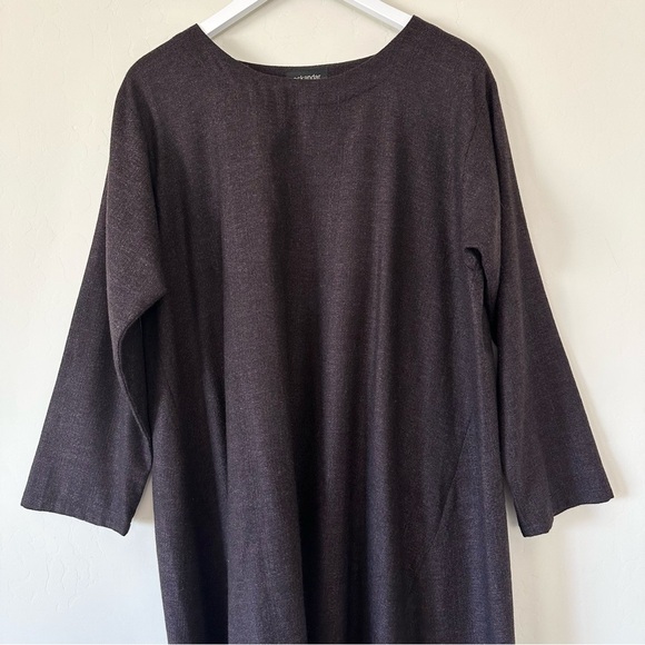 Eskandar Cashmere Silk High Low Hem Dress - Picture 2 of 14
